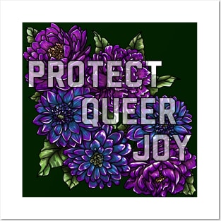 Protect Queer Joy Bi Posters and Art